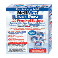 NeilMed Sinus Rinse 120 Premixed Sachets (Refill)