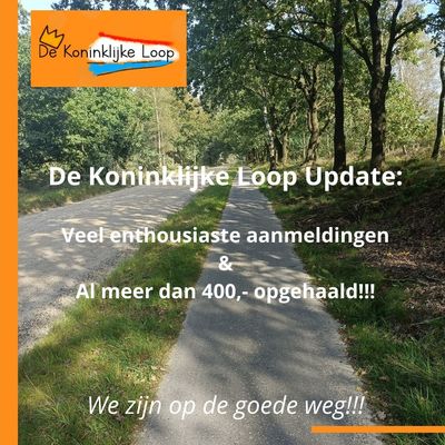 🥁 De Koninklijke Loop Update!!! 🥁
Sinds de opening van de inschrijving voor de Koninklijke Loop, i