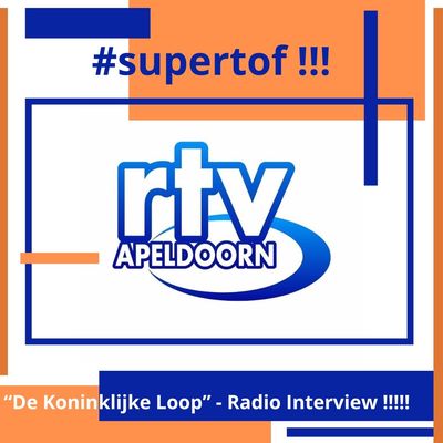 #supertof !!! Woensdag 15 mei gaan we naar @rtvapeldoorn om in het programma De Matinee te vertellen
