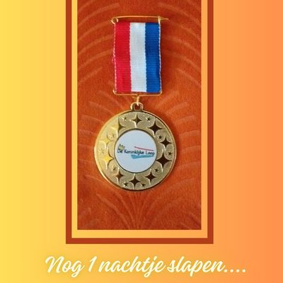 Nog 1 nachtje slapen... Want morgen is het zover! Dan gaat de Koninklijke Loop van start. En we zijn