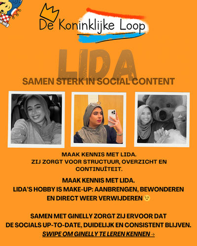 Samen sterk in social content 🧡
Structuur en creativiteit.
Rust en energie.

Lida & Ginelly verster