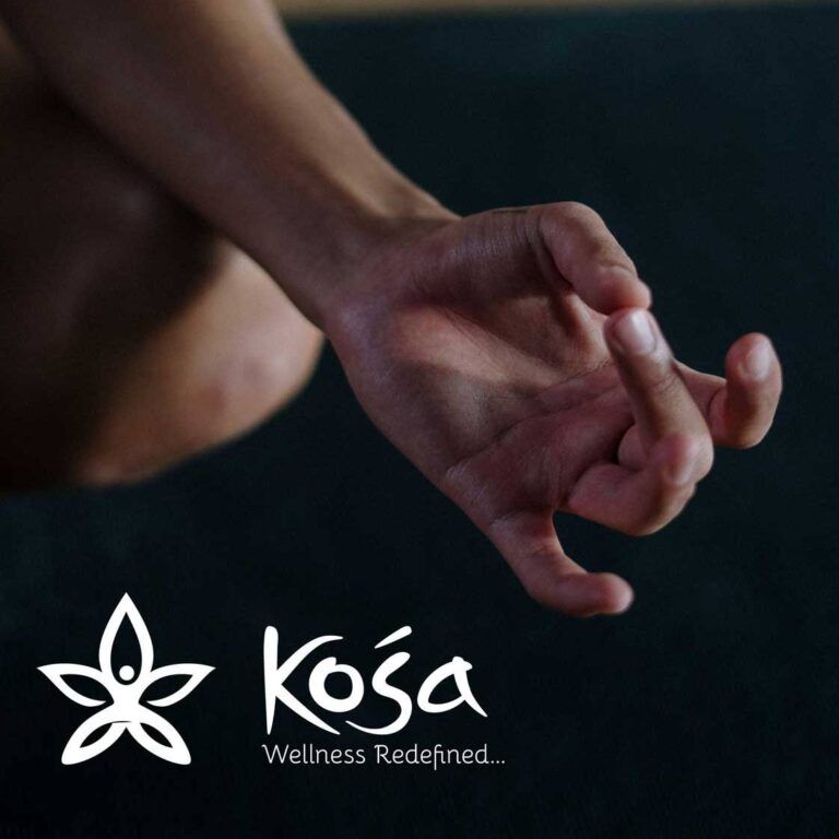 Brand identity design for Kosa Wellness