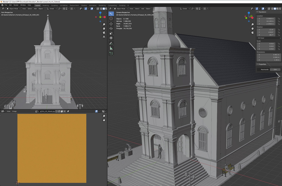 Gebasseerd op de temple Emanu-él, Historisch gebouw op Curaçao, afb.4