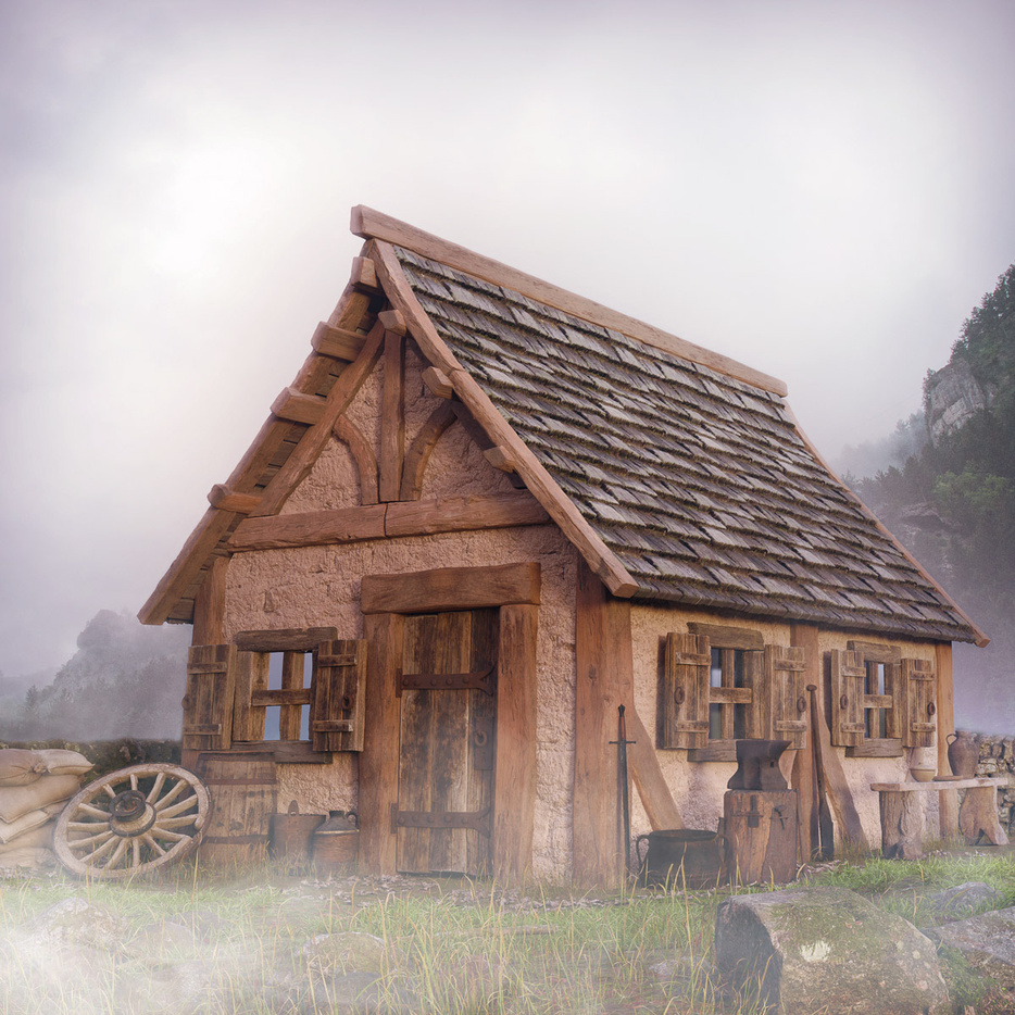 Middeleeuwse woning van een smid, afb.5