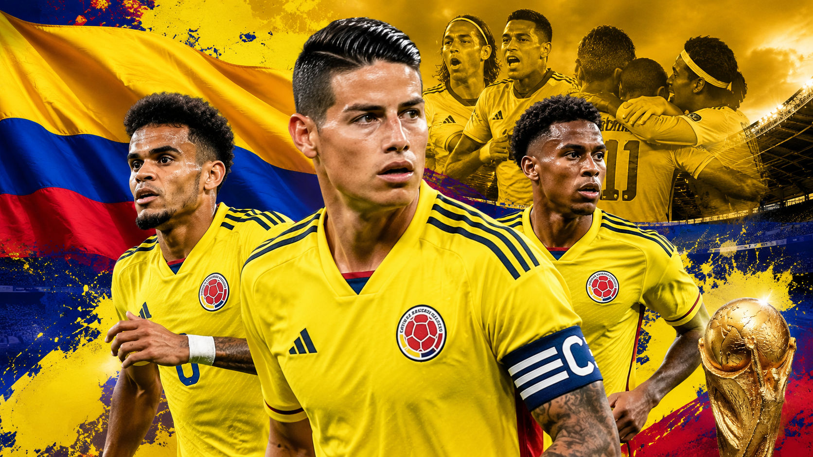 Can Colombia Surpass 2014? James Rodríguez Leads New Golden Generation