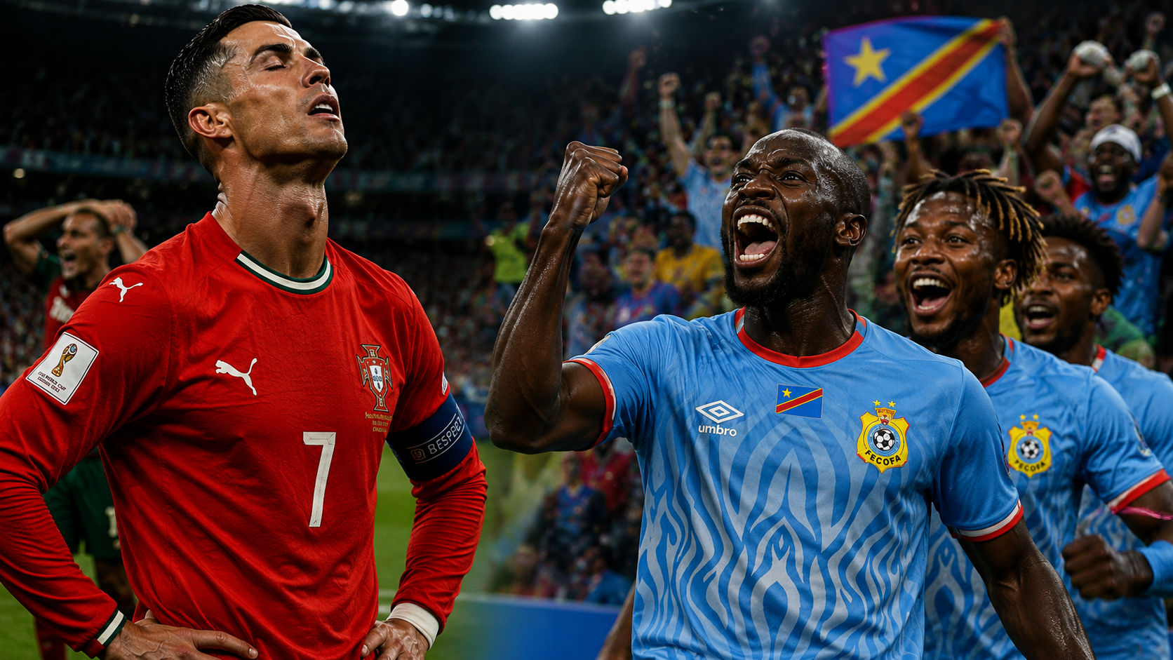 Ronaldo and Portugal Stunned as DR Congo Earn Historic World Cup Point