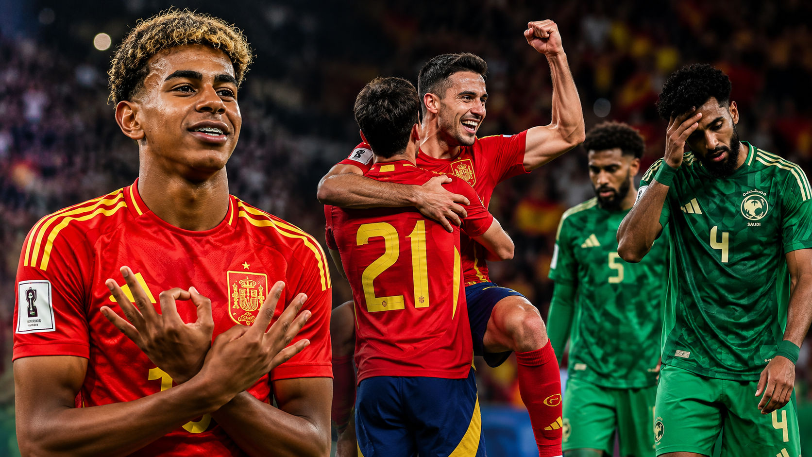 Lamine Yamal Shines as Spain's Tactical Tweaks Destroy Saudi Arabia
