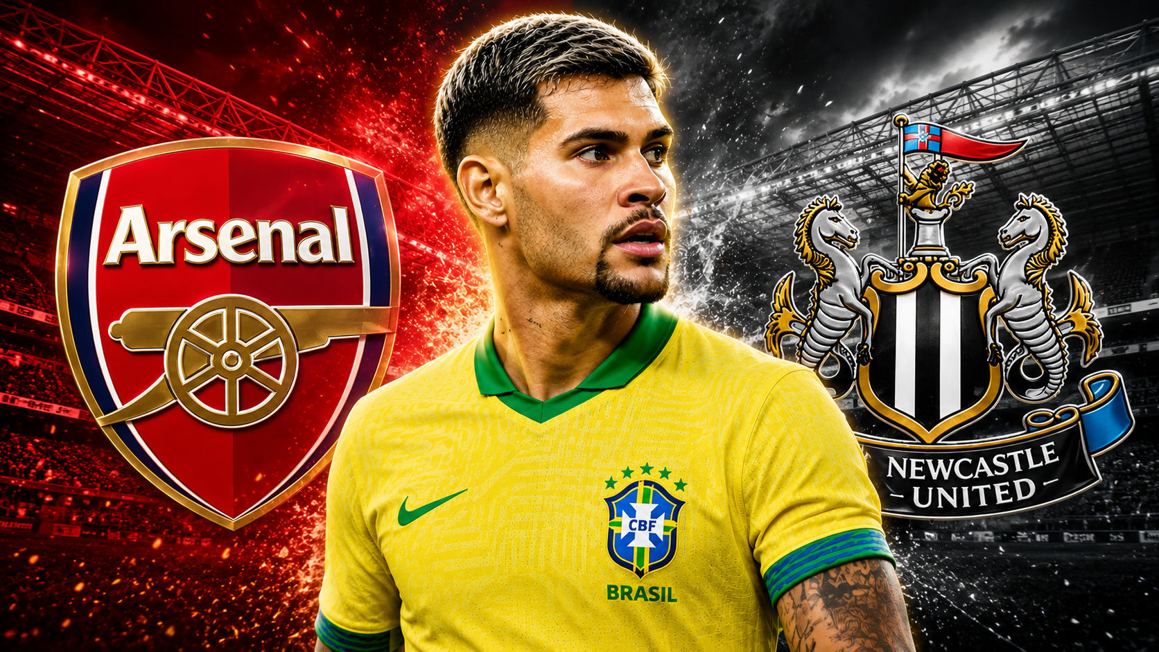 Arsenal's Bruno Guimarães Move Rejected by Newcastle