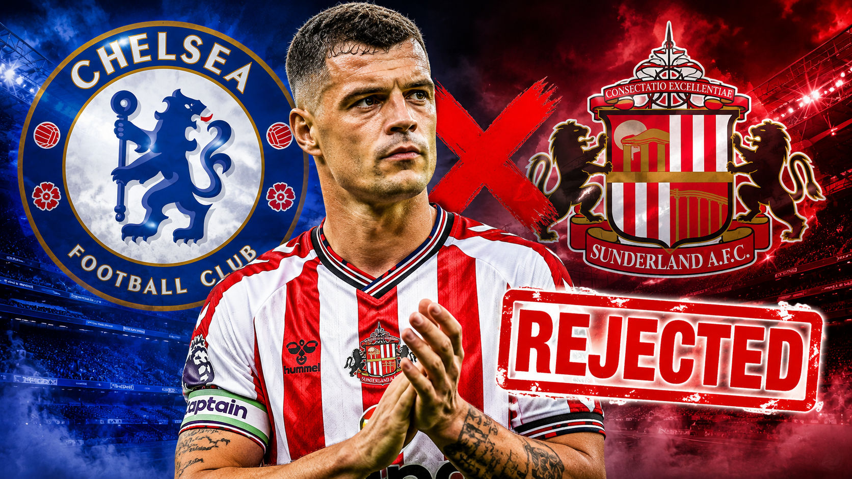 Sunderland Reject Chelsea's Opening Bid for Granit Xhaka
