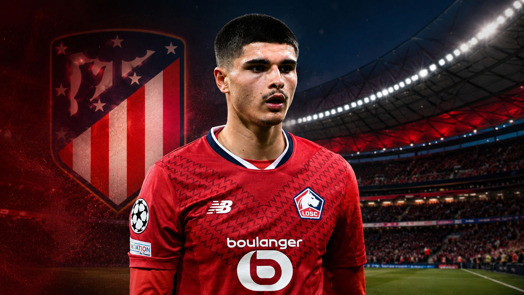 Lille reject Atlético Madrid approach for Fernández-Pardo amid €70m demand