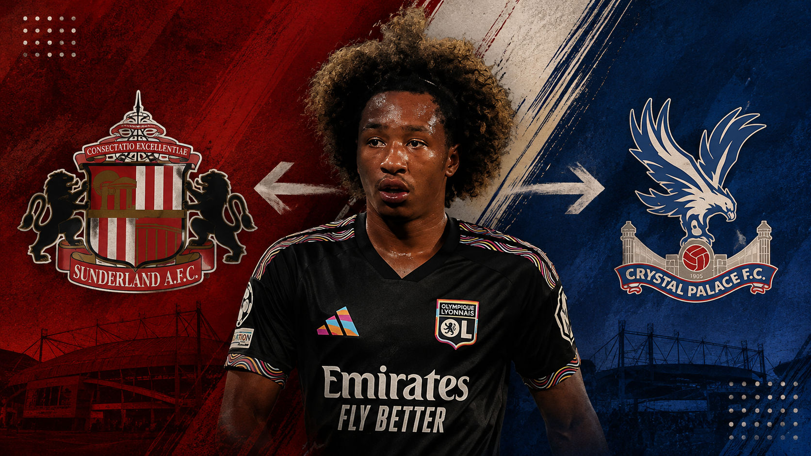 Malick Fofana lands in London as Crystal Palace try to hijack Sunderland move