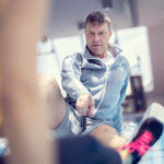 Workout mit Trainer