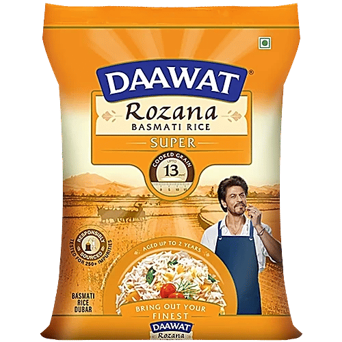 Daawat Rozana Super Basmati Rice, 1 kg