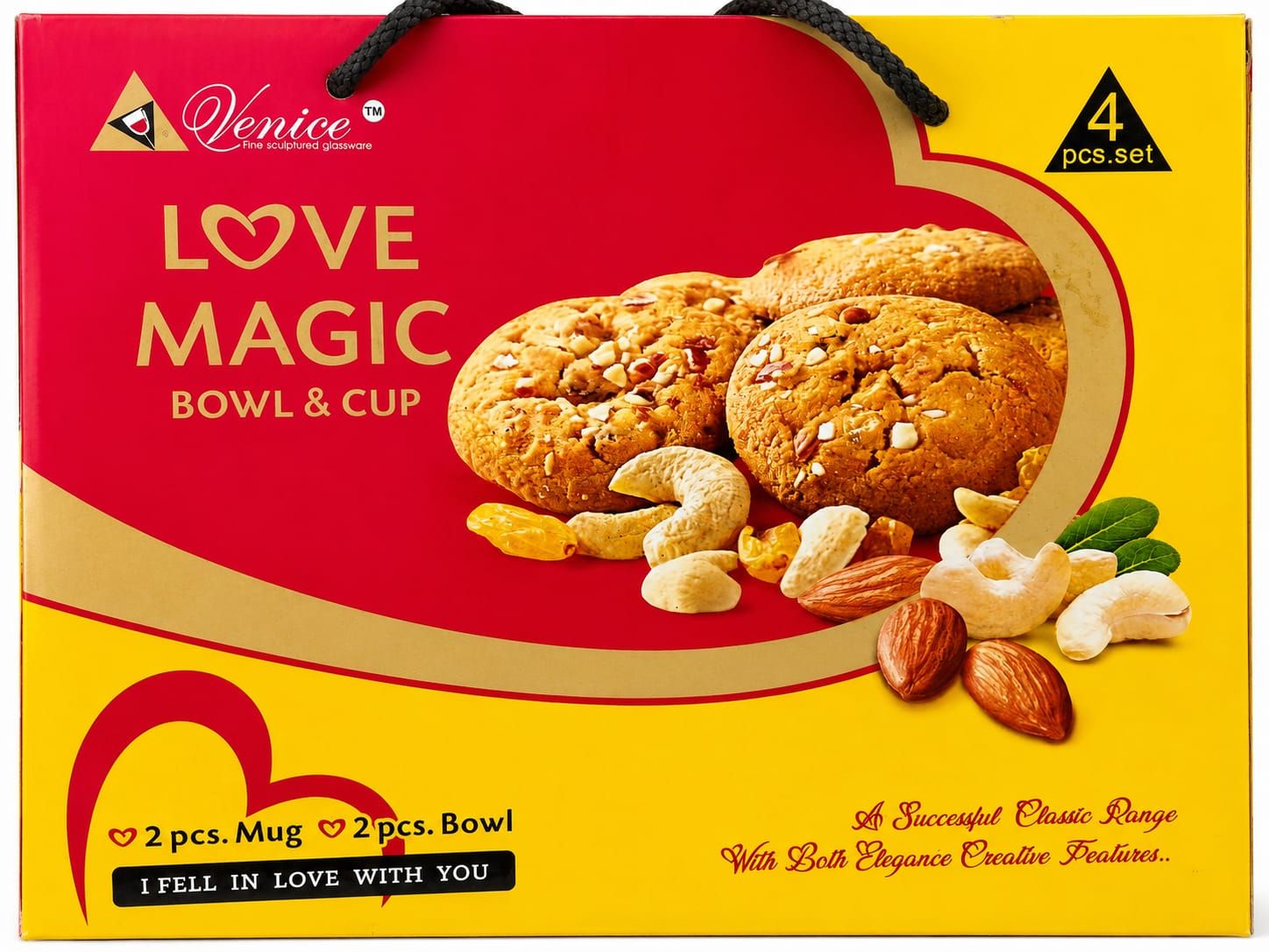 Love Magic Bowl and Cup Set – 2 Piece Mug & 2 Piece Bowl