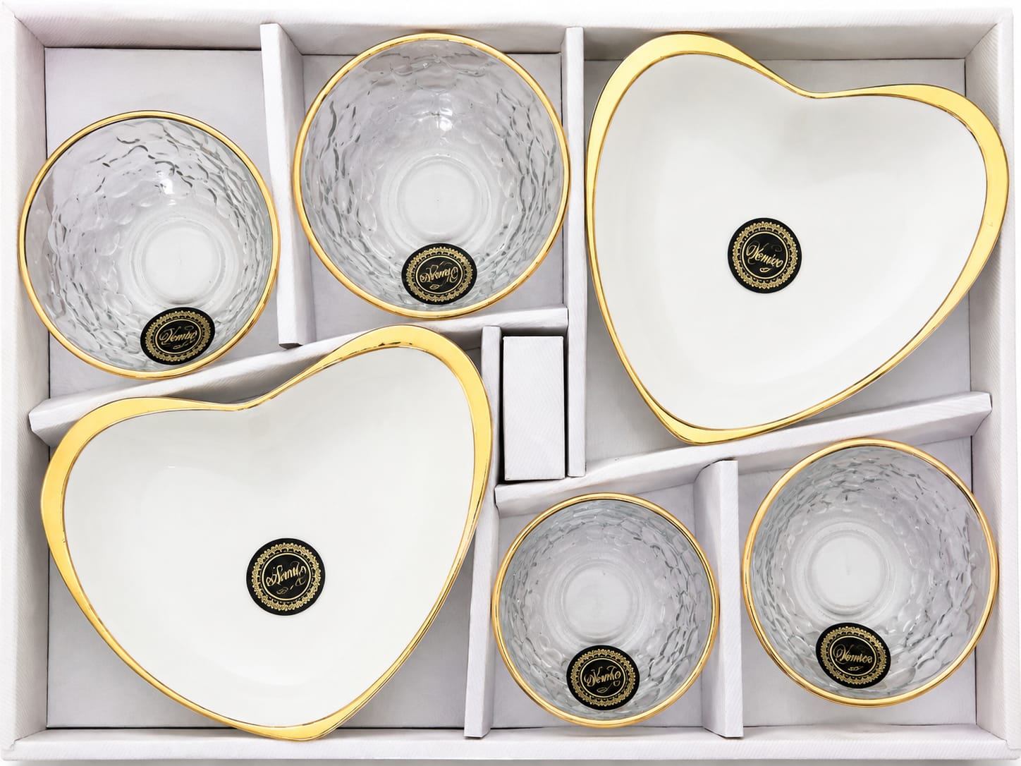 Glory Snacks Set 4 pcs bowl and 2 pcs Snacks Platter 4+2 thumbnail 2