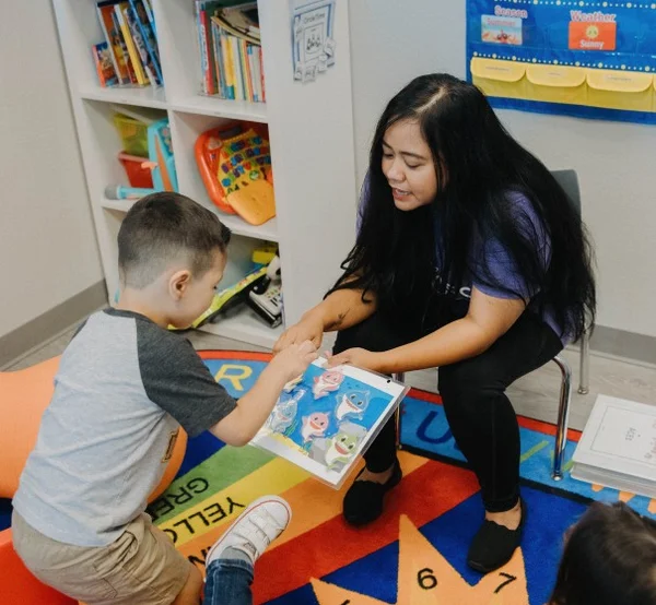 Teacher reading