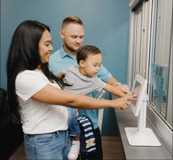 Family touching screen