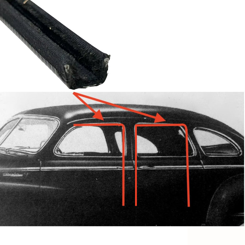 Car Window Guid Channel Window Run Channel - Classic Mopar Cars | Andy Bernbaum Auto Parts