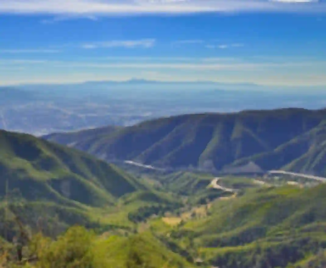 View from San Bernardino Mountains