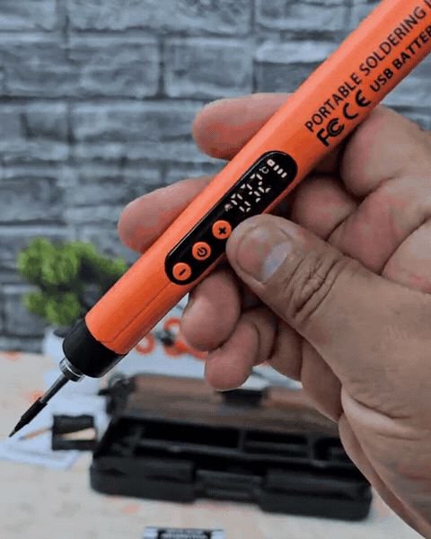 Kit completo del soldador portátil con pantalla OLED