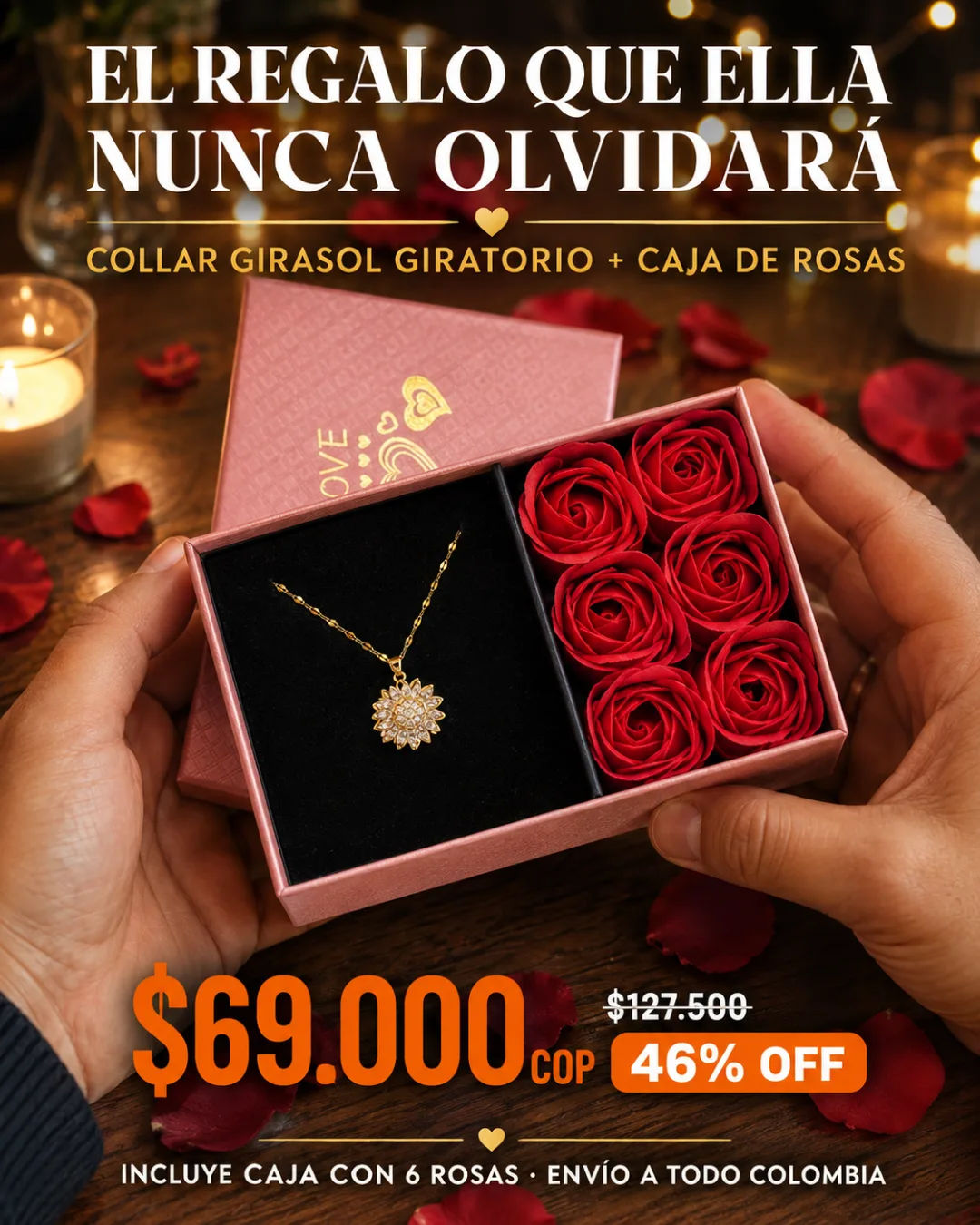 Collar Girasol Giratorio — vista principal