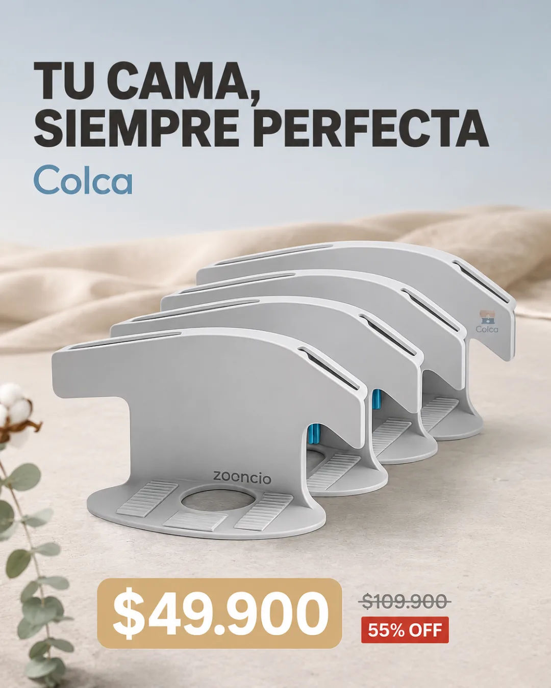 Sujetador De Sábanas Set X4 Colca