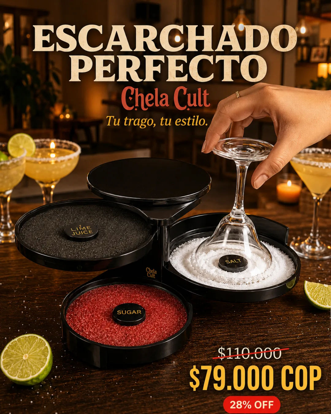 Kit Escarchador de Micheladas Chela Cult
