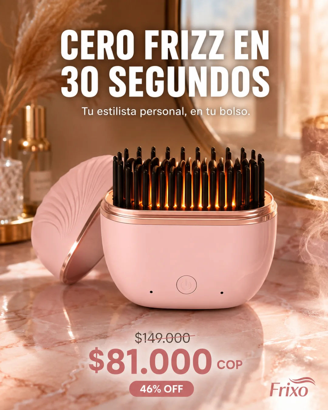 Mini Peine Alisador Frixo — Cero Frizz
