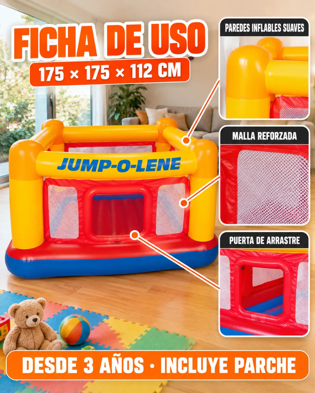 Castillo Inflable Intex Jump-o-lene