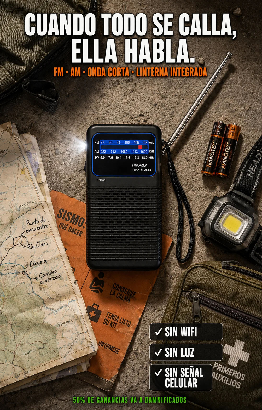 Por qué una radio cuando cae todo lo demás