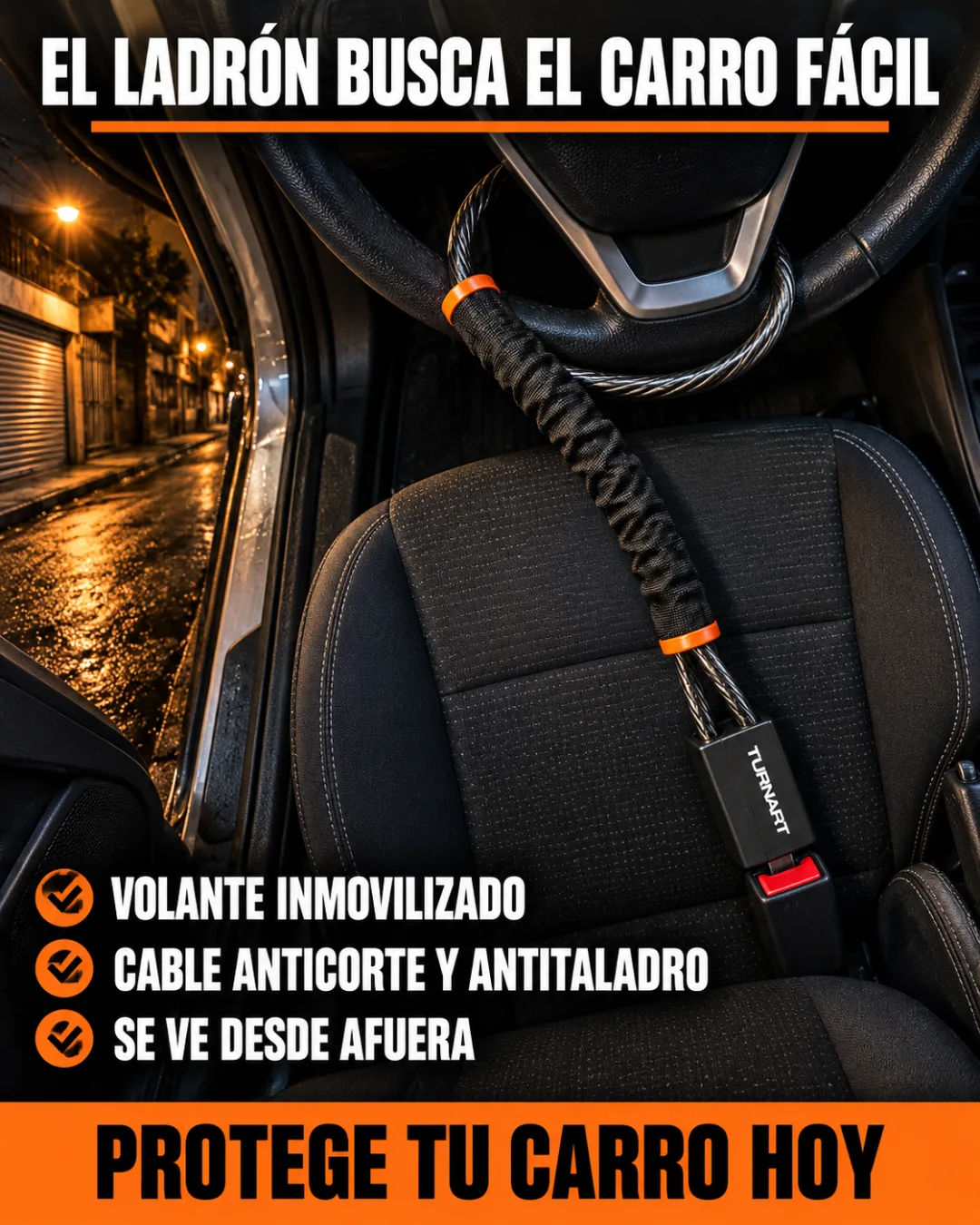 Por qué el ladrón se va al carro de al lado