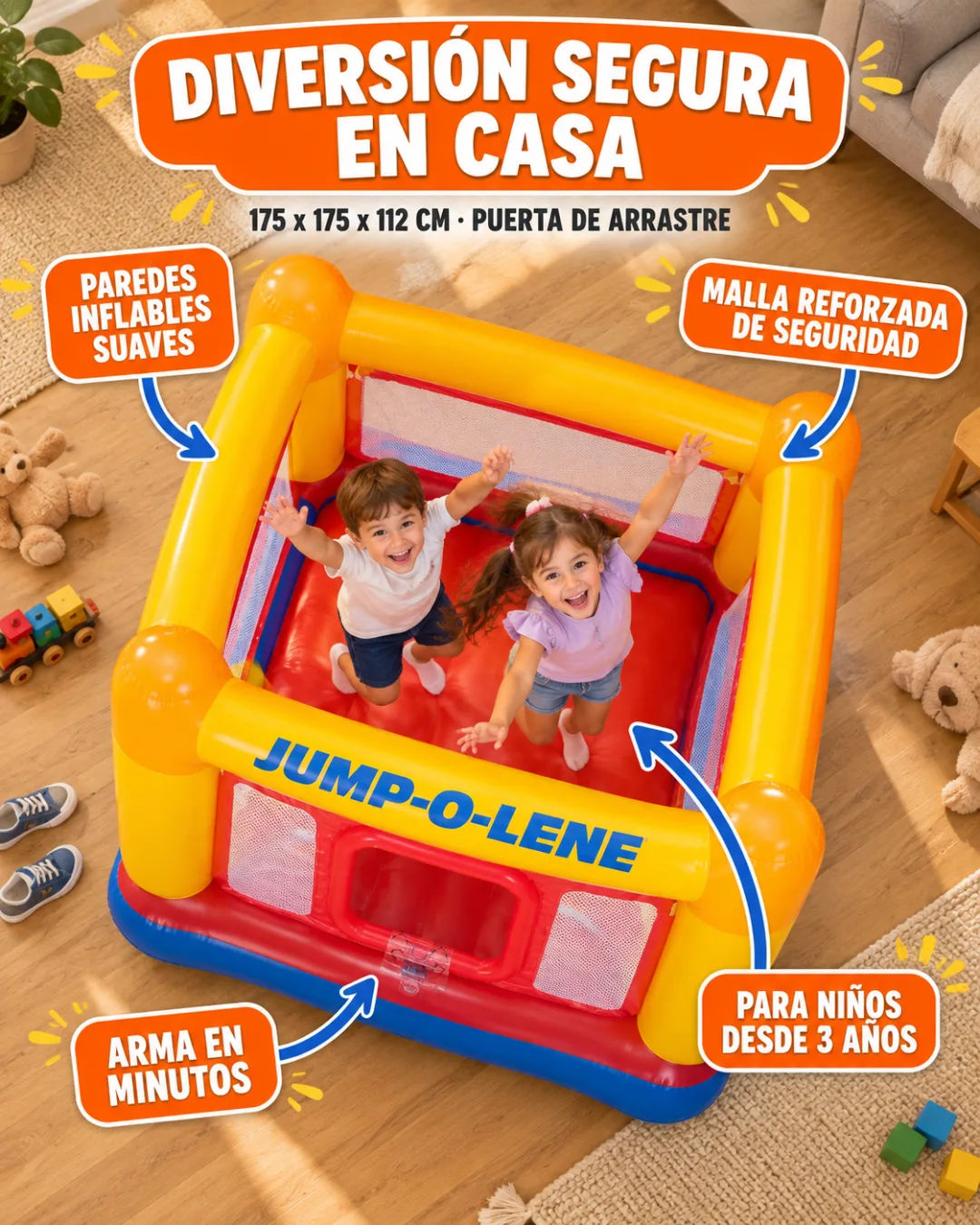 Castillo Inflable Intex Jump-o-lene