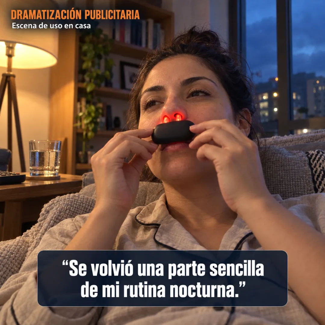 Daniela Ospina comparte su experiencia con el dispositivo para rinitis