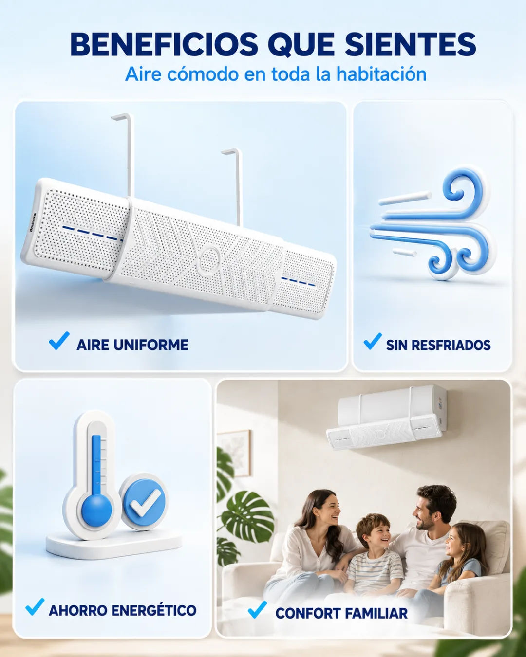 Beneficios de la redistribución del aire
