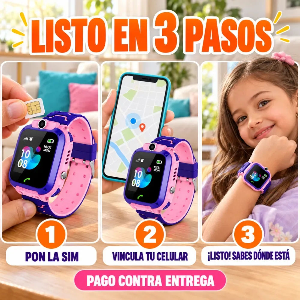 Listo en 3 pasos