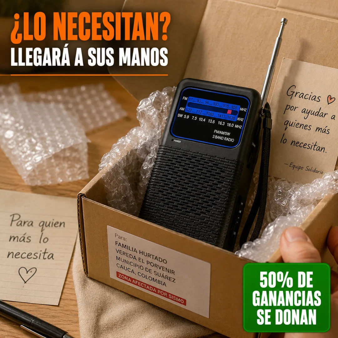 Cómo llega a ti o a quien la necesita