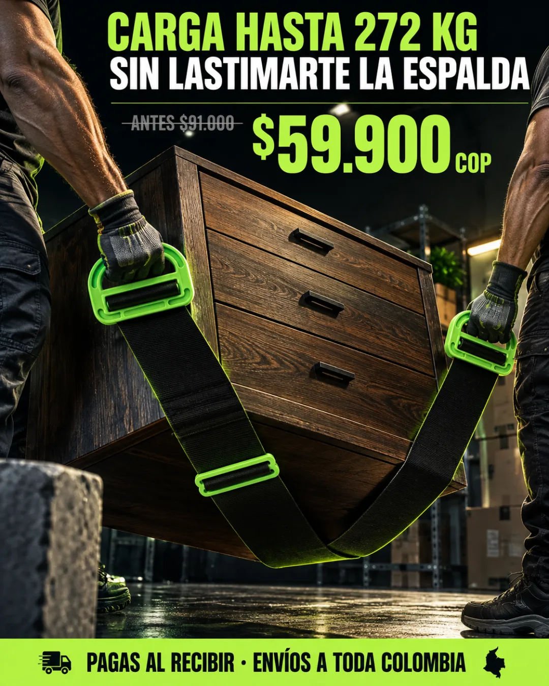 Cinturón para levantar objetos: todo lo que recibes en el paquete