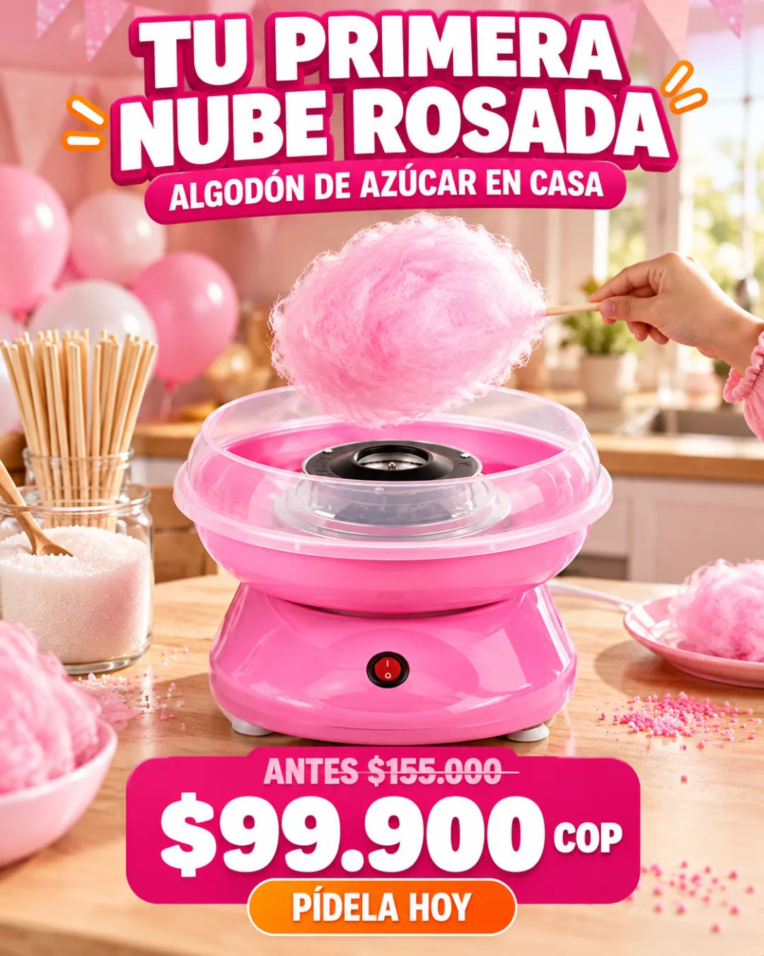 Cierre: tu primera nube rosada