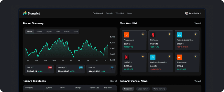 GitHub - Moezys/Tracker: Track real-time stock prices, get personalized ...