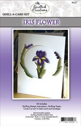 Iris Flower Quilling Card Kit