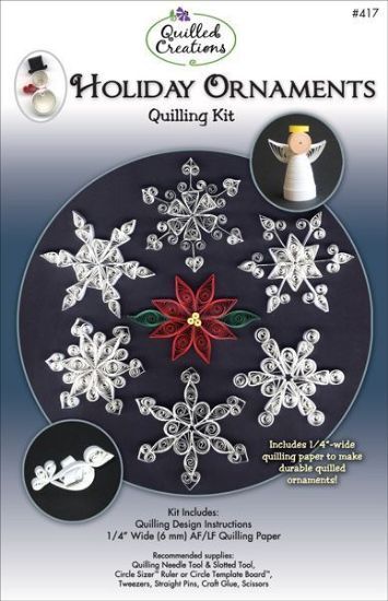 Holiday Ornaments Quilling Kit