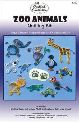 Zoo Animals Quilling Kit