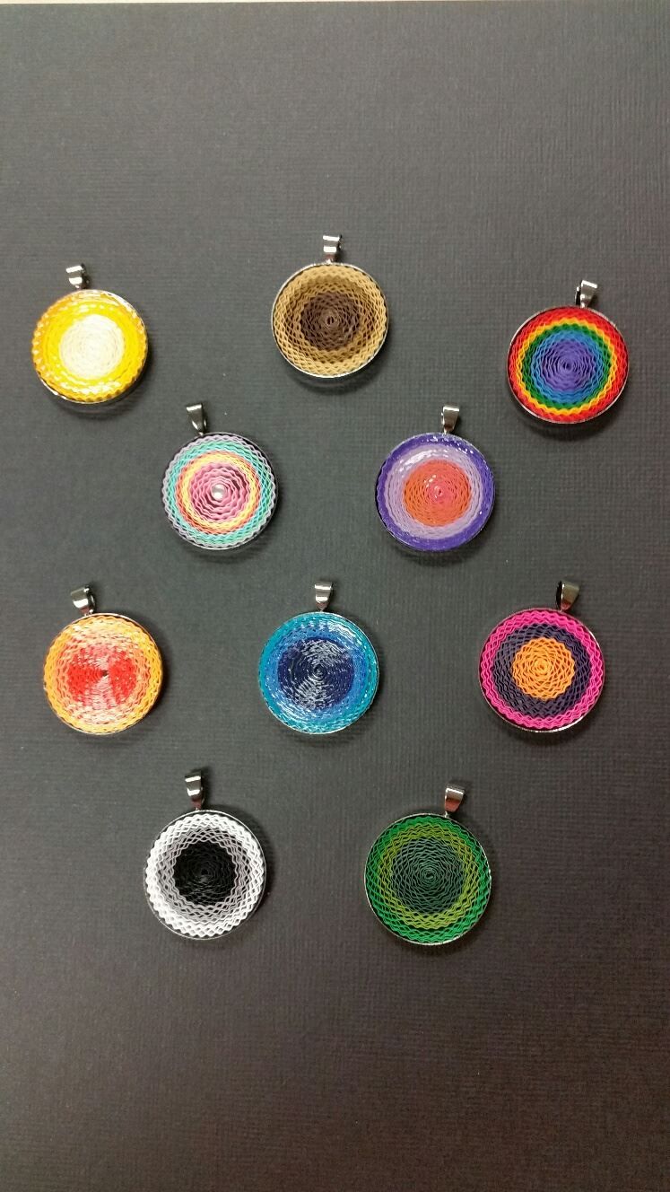 Quilled Pendants