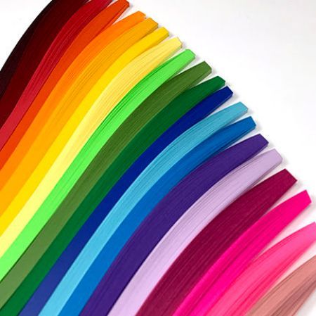 Unobite 1200 Quilling Paper of 10 Different Colors 5 mm Size - 12 Packets -  1200 Quilling Paper of 10 Different Colors 5 mm Size - 12 Packets . shop  for Unobite products in India.