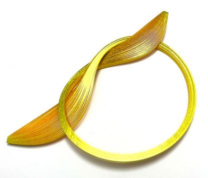 Yellow Gilded Edge on Yellow Quilling Paper