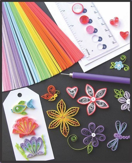 Gift Tag Quilling Kit DIY Beginner Paper Quilling Craft Kit 