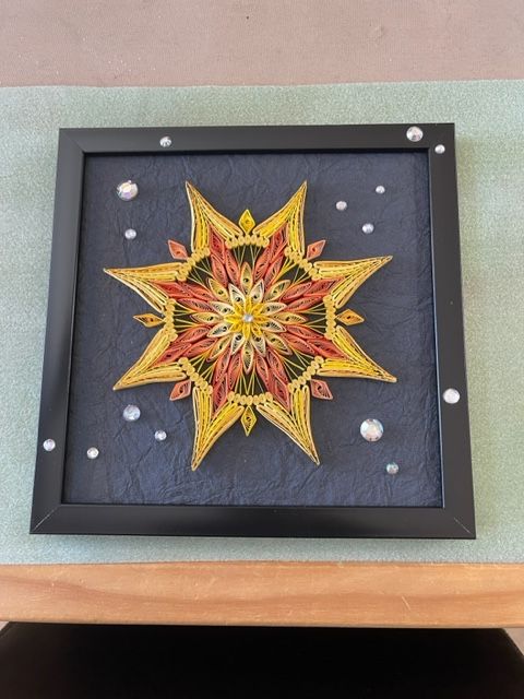 Sunburst from "Quilled Mandalas"