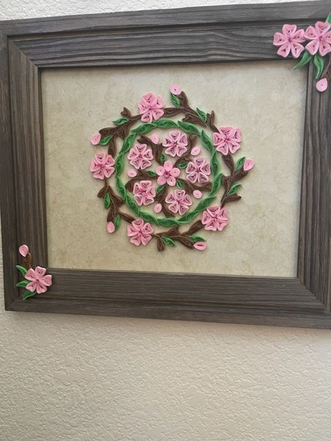 Cherry Blossom from "Quilled Mandalas"