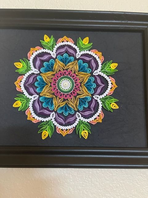 Wildflowers from "Quilled Mandalas"