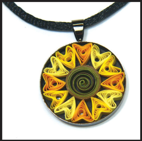 Sunflower Necklace Pendant